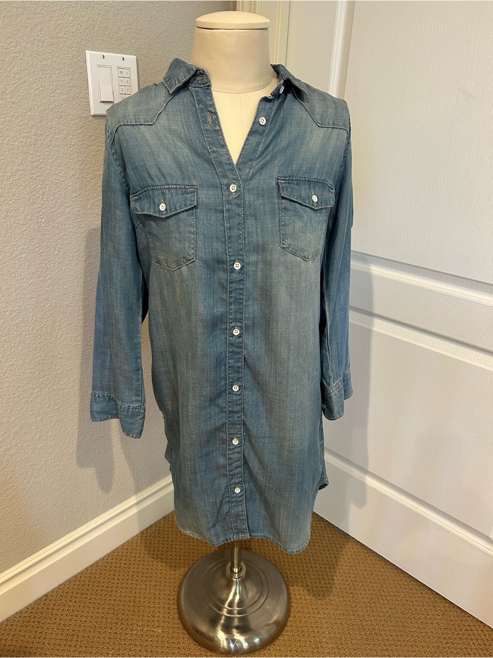 Blue Denim Dress
